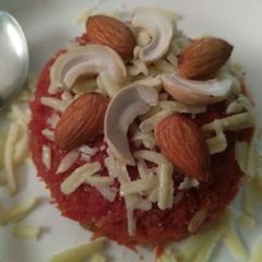 A picture of Jaggery Gajar Halwa.