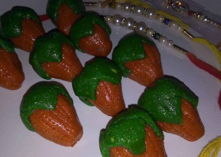 Recipe of Speedy Kaaju strawberry sweet