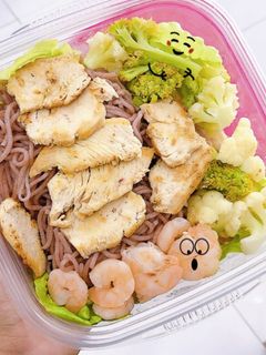 Hình của món Heathy - Bún Gạo Lứt Rau Củ.