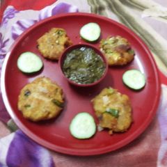 A picture of Vegetable kabab.