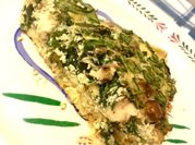 Uma foto de quiche cogumelos