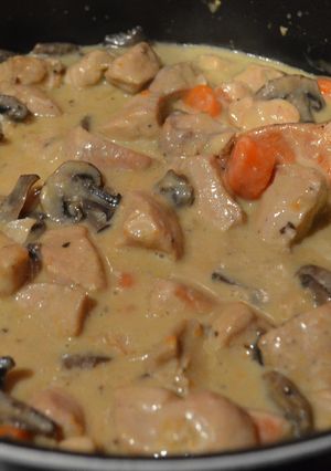 A picture of Chicken Fricassée.