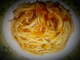 Spaghetti saus tomat