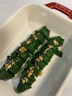 日式涼拌菠菜 的食譜成品照片