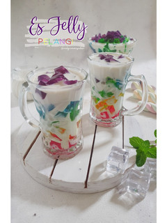 Foto resep Es Jelly Pelangi
