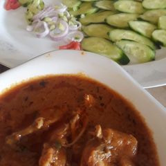 A picture of Chicken gravy.