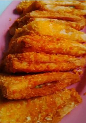 Foto resep Roti Tawar Goreng isi Ragout Kornet dan Sayuran