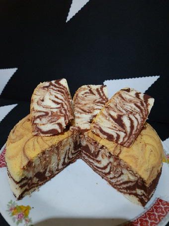 Resep Bolu Zebra Putih Telur Gampang