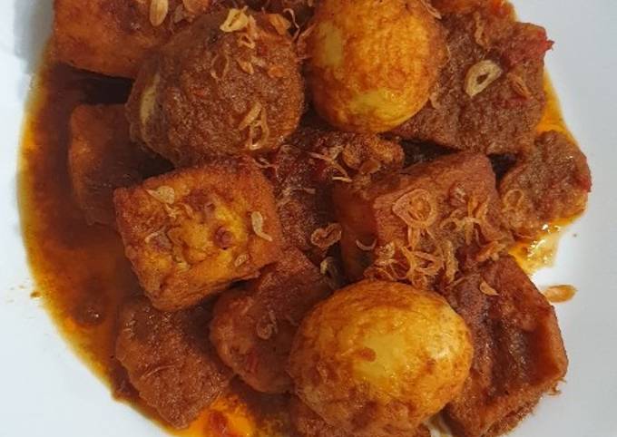 Bali telor tempe tahu