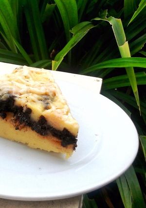 Foto resep Oreo Cheese Bread Pudding (Pudding Roti Keju Oreo)