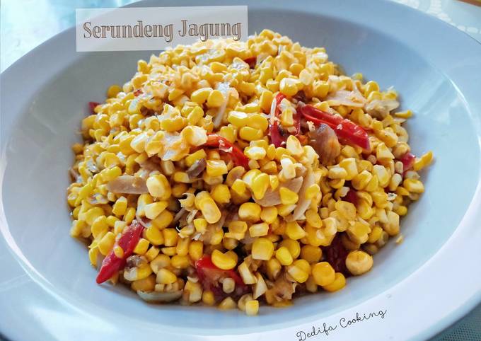 Cara gampang buat 7. Serundeng Jagung (Oseng Jagung) dijamin enak