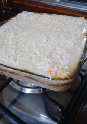 صورة لوصفة لازانيا بالخضرة ولا اطيب 😋