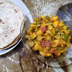 A picture of Jhatpat sabzi.