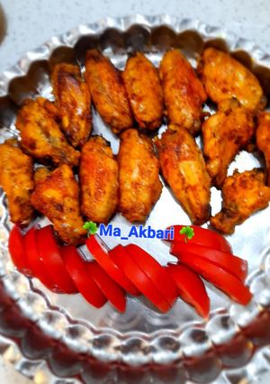 عکسی از دستور 🌺بال و کتف کبابی با طعم ماست و زعفرون