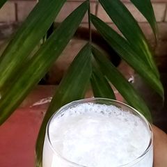 A picture of Creamy Lassi🥛.