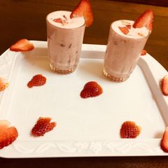 Strawberry smoothie A picture of Strawberry smoothie.