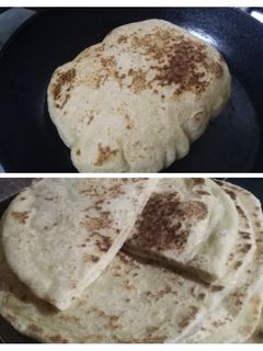 صورة لوصفة عيش الطاسه السريع جدا وطعم رائع 👍