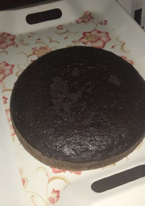 A picture of Easy all in one chocolate cake.