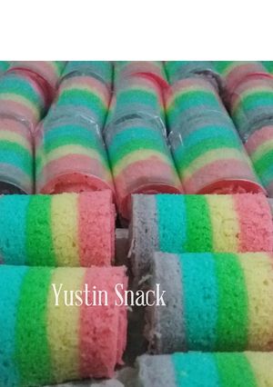 Foto resep Rainbow Gulung Mini
