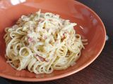 Spaghettis a la carbonara
