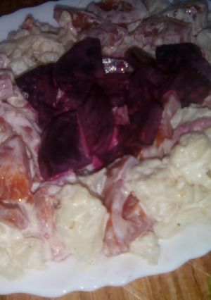 صورة لوصفة سلطة الشوفلور والشمندر سهلة ولذيذة