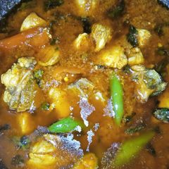 Chicken Maithi leaves A picture of Chicken Maithi leaves.