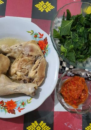 Foto resep Ayam Pop Tanpa Santan