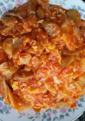Foto resep Seblak Goreng Pedas Toping Baso dan Sosis