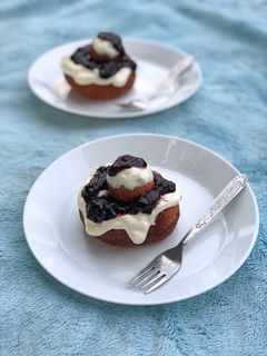 O poză a rețetei Papanași.