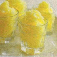 A picture of Orange sorbet.