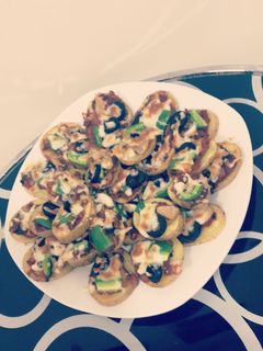 صورة لوصفة بيتزا بالبطاطس