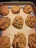 Galletitas de garbanzos y banana