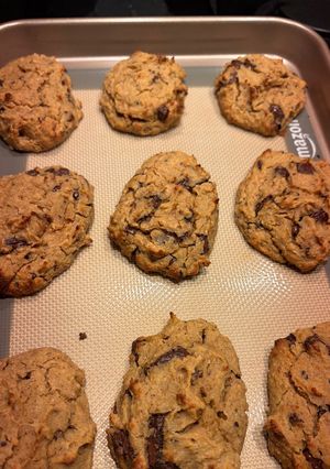 Una foto de Galletitas de garbanzos y banana