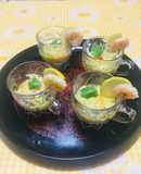 Mini leche de tigre con Langostinos!!