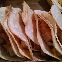 A picture of Vegetarian Chicken Tacos.