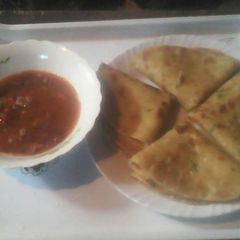 A picture of Dhania Chapati.