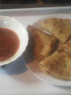 A picture of Dhania Chapati.