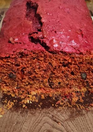 Una foto de Budín de Remolacha
