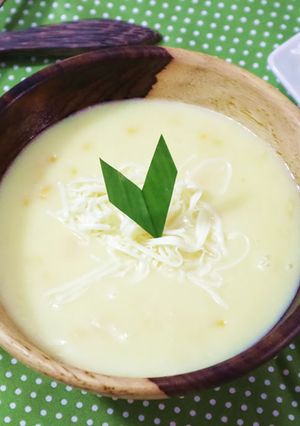 Foto resep Bubur Jagung Keju Cocok Buat Buka Puasa