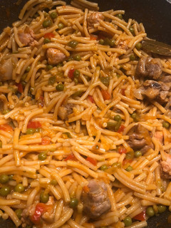 Una foto de Fideos a la cazuela