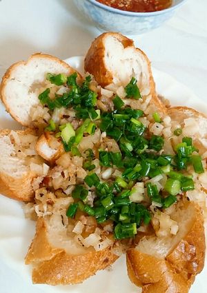 Hình của món Bánh mì hấp.