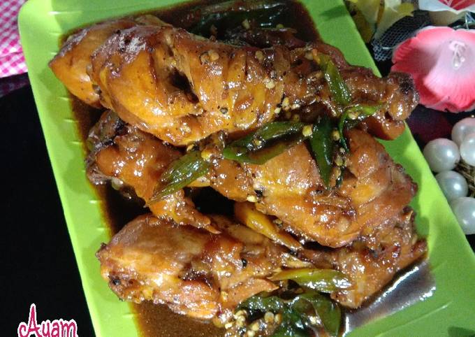 Ayam Cabe Ijo Lada Hitam