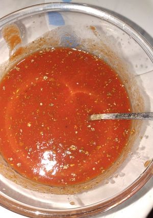 Φωτογραφία της συνταγής Σάλτσα με βασιλικό για πίτσα