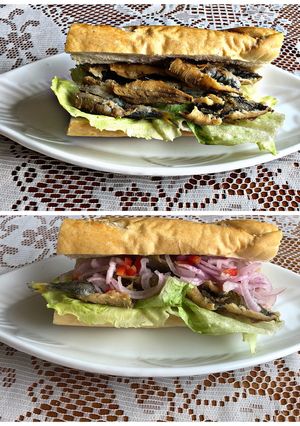 Una foto de Sándwich de pejerrey