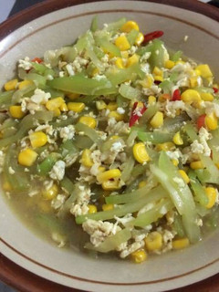 Foto resep Oseng Sayur Labu+Jagung Manis