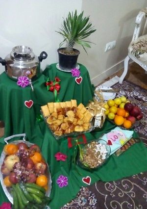 عکسی از دستور یلدایی