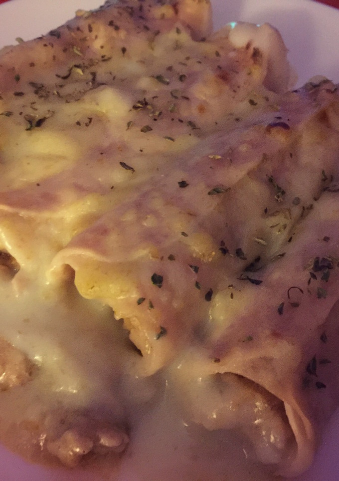 Una foto de Canelones Fit de pavo sin pasta
