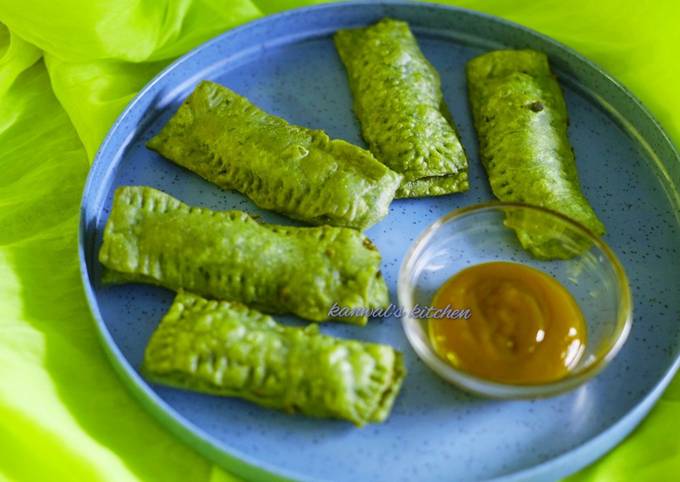 How to Prepare Speedy Baked spinach pizza puff