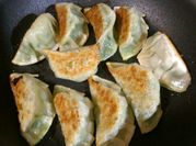 A picture of shrimp gyoza