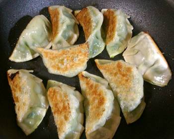 Ready to Serve Gyoza style seafood dumplings Delicious Perfect